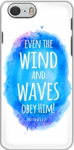 Capa Even the wind and waves Obey him Matthew 8v27 for Iphone 6 4.7
