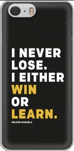 Capa i never lose either i win or i learn Nelson Mandela for Iphone 6 4.7