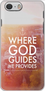 Capa Where God guides he provides Bible for Iphone 6 4.7