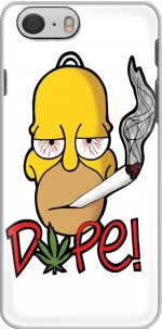 Capa Homer Dope Weed Smoking Cannabis for Iphone 6 4.7
