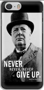 Capa Winston Churcill Never Give UP for Iphone 6 4.7